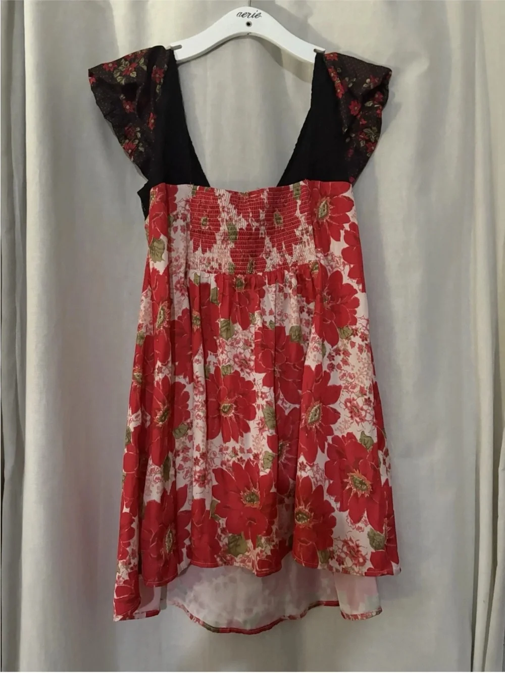 Free People Aurora Mini Dress Black size small EUC - Picture 3 of 8